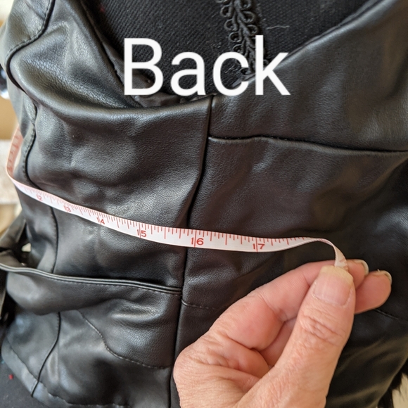 Faux Fur/Leather Vest - Picture 13 of 13